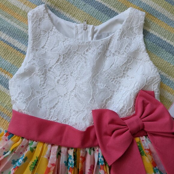 ⭐ 🆕 New Rare Editions floral Spring/Easter/Mother's day dress 2T - Picture 8 of 15